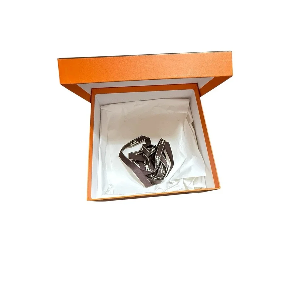 Hermès Orange Box with Ribbon – 8.25